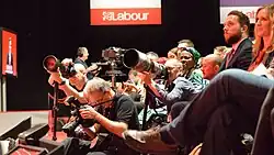Image 32Photojournalists at the 2016 Labour Party Conference in Liverpool (from Photojournalism)