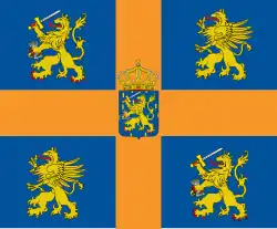 Standard of Hendrik of Mecklenburg-Schwerin as Royal consort of the Netherlands