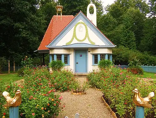 "Prinzessinenschloss" in the park of Schloß Wolfsgarten in Langen, Germany