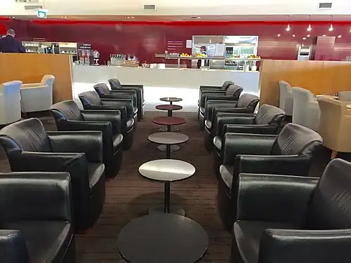 The Qantas Regional Lounge at Townsville Airport