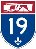 Autoroute 19 marker