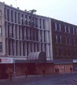 The former Queen Street Arcade on Working Street in 1987