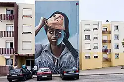 Mask artwork by Nomen