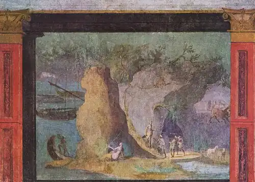 Landscape with scene from the Odyssey, Rome, c. 60-40 BC.