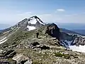 Raft Mountain summits 2 and 3, seen from summit 4