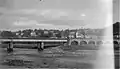 The bridge in 1925, looking towards Kinnoull
