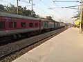 Ranchi Rajdhani Express passing Anand Vihar.