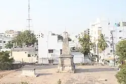 Moosarambagh with Raymond's Tomb in the foreground