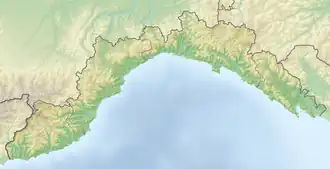 Tinetto is located in Liguria