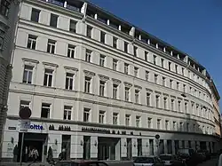 The Creditanstalt's first head office on Renngasse 1