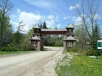 The Riding Mountain East Gate Registration Complex.