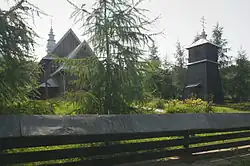 Former Orthodox church moved to Rozdziele from Serednica