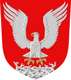 The osprey pictured in the coat of arms of Sääksmäki