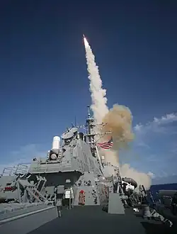 SM-3 climb from USS&nbsp;Decatur, 2007