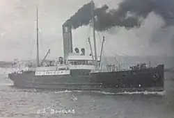 Douglas departing Douglas.