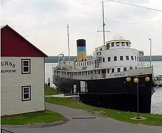 The SS Norisle at the Manitowaning Heritage Complex