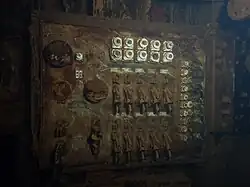 Electric panel in the engine room