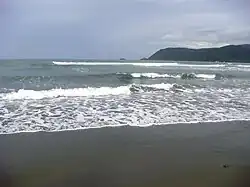 Baler Bay viewed from Outer Banks popular Labasin-Sabang Beach (Sitio Labasin, Sabang Baler, Aurora)[4]