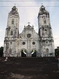Historic church in Safotu village, Savai'i