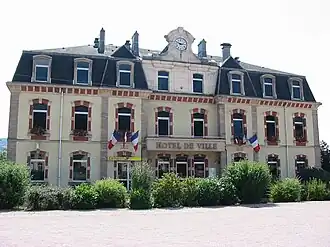 The town hall in Saint-Étienne-lès-Remiremont