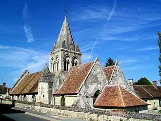 The church in Saintines