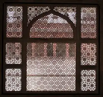 Jali decorative work at the Tomb of Salim Chishti, Fatehpur Sikri.