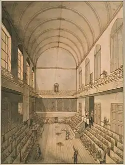 Meeting of the National Convention in the Salle du Manège in August 1792