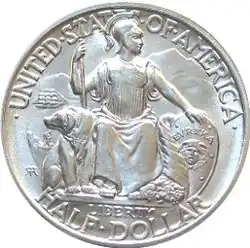 Obverse of 1936 California Pacific International Exposition Commemorative Half-Dollar