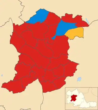 2010 results map