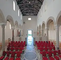 Interior toward the counterfacade