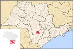 Location in São Paulo state