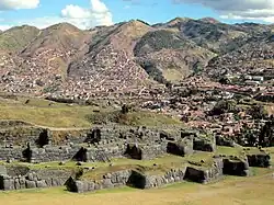 The archaeological site of Saksaywaman near Cusco