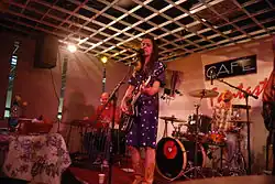 Sarah Borges and the Broken Singles at Cafe Fantastique in Worcester, Massachusetts, 2007