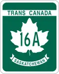 Highway 16A marker