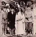 Fahreddin Pasha with Saud bin Abdulaziz Al Rashid of the Emirate of Jabal Shammar