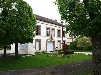 The town hall in Saudoy
