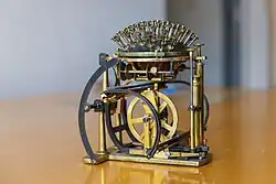 Hansen Writing Ball in Technischen Sammlungen Dresden