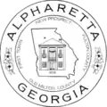 Official seal of Alpharetta, Georgia