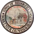 Official seal of Brookfield, Massachusetts