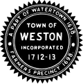 Official seal of Weston, Massachusetts
