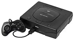 The Sega Saturn console