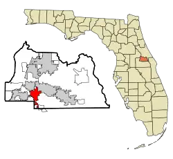 Location in Seminole County and the state of Florida