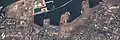 The Port of Beirut as seen from Sentinel-2 after the August 4, 2020 explosion that decimated much of Beirut, Lebanon