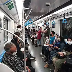 Shiraz Metro-Passengers during COVID-19-April 2022