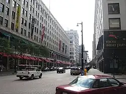 Outside of the Shops of Grand Avenue on Wisconsin Avenue