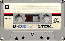 Compact audio cassette