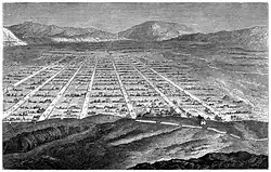 Image 15A sketch of Salt Lake City in 1860 (from Utah)
