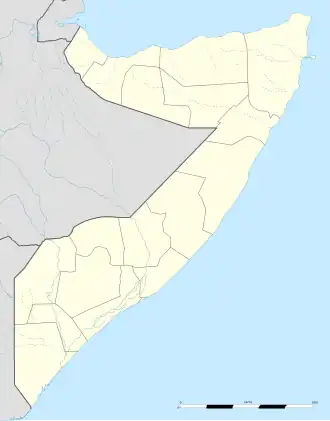 Gendershe is located in Somalia