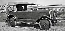 Dort tourer modified by the South Australian Railways in the 1920s to be a motor inspection car