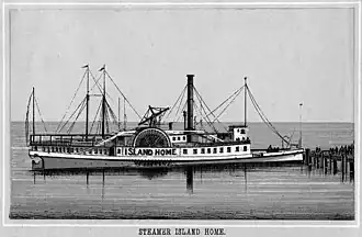 Island Home from an 1890s souvenir booklet